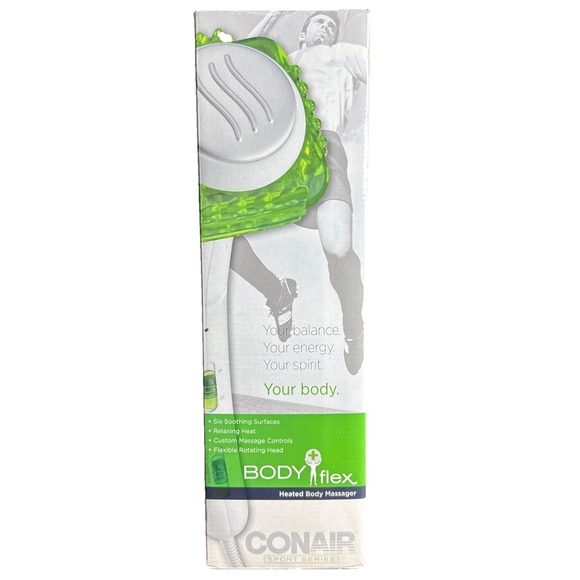 Conair Other - NIB Conair Sport Series Back Massager White Green Body Flex Heated Wand WM200XT